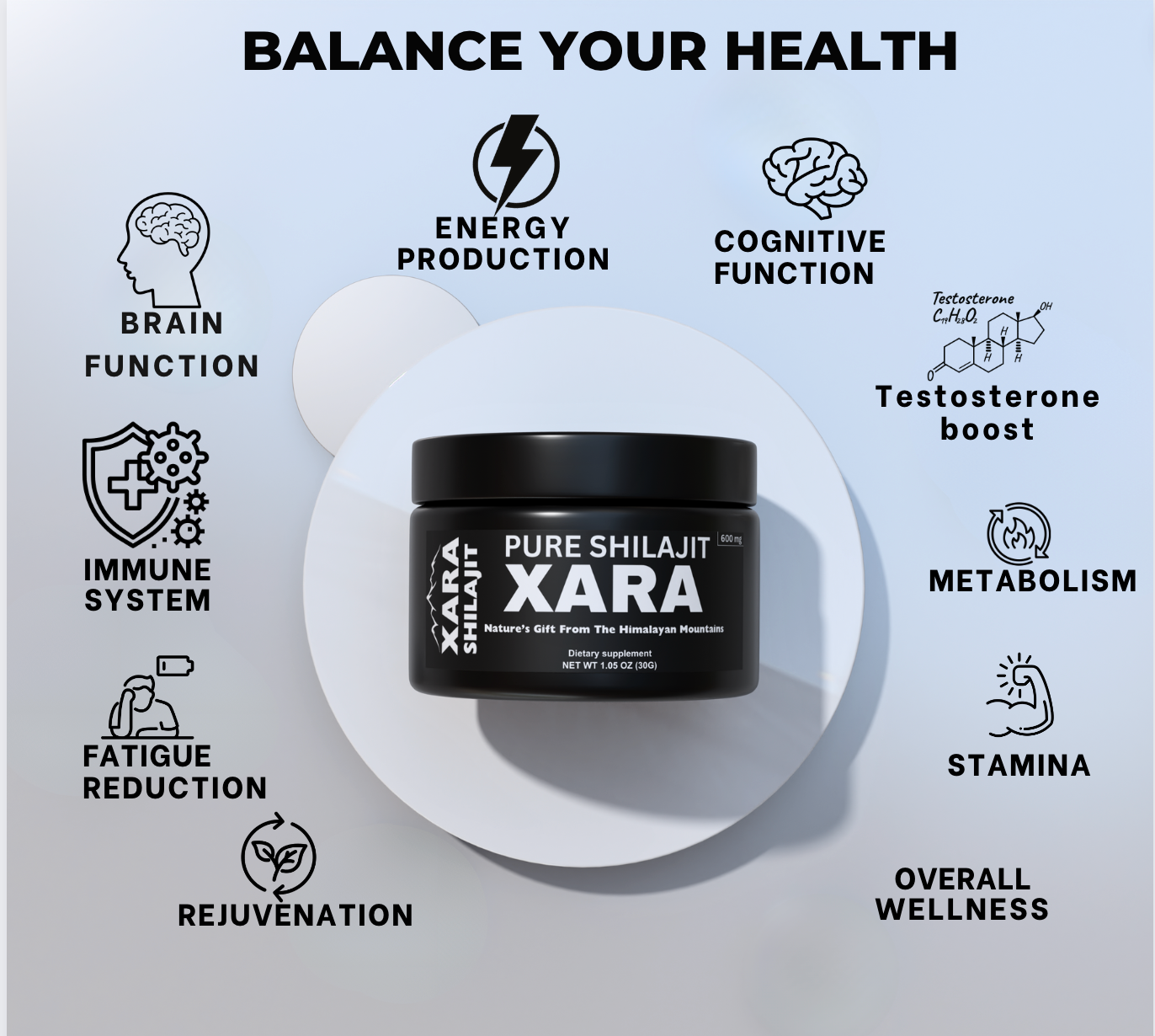 Xara Pure Grade A Himalayan Shilajit™ (BUY 1 GET 1 FREE)