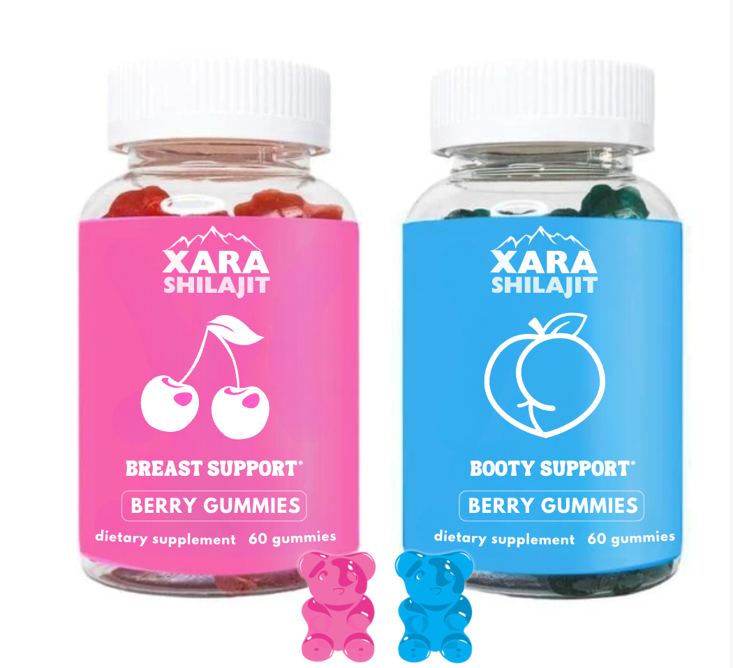 XARA®  Top Support and Peach Gains Gummies (COMBO PACK)