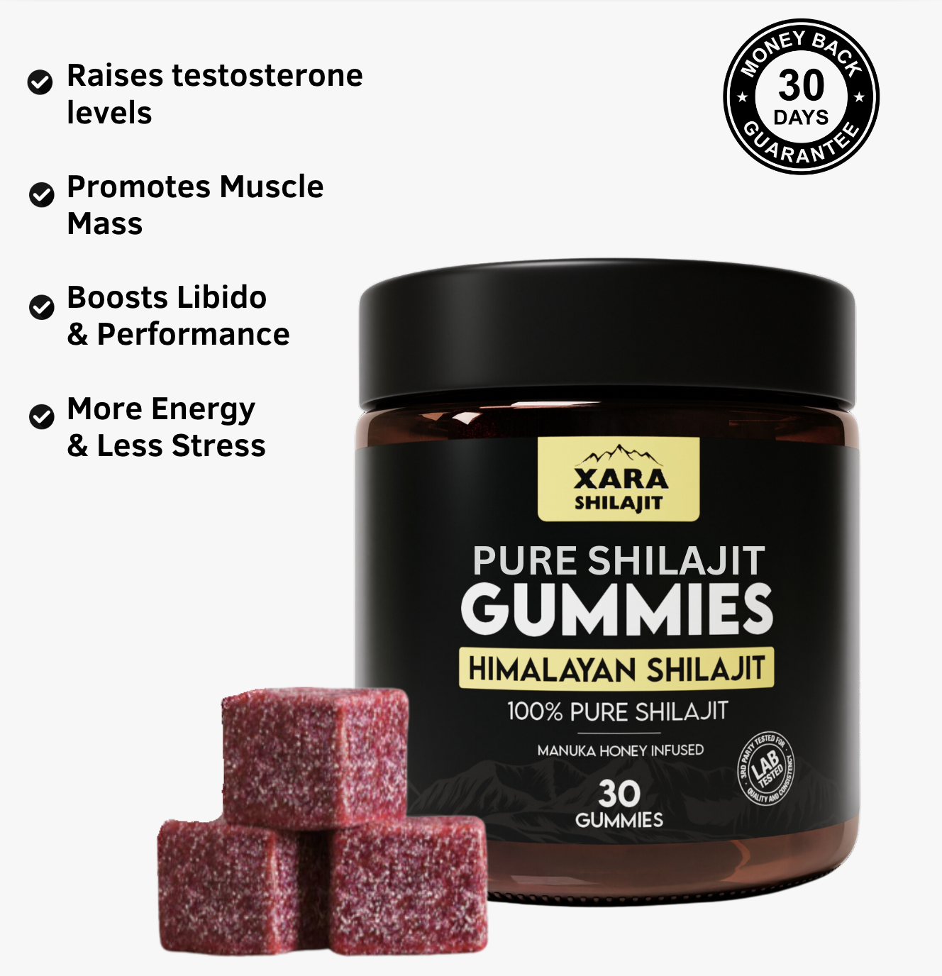 XARA® Pure Shilajit Gummies