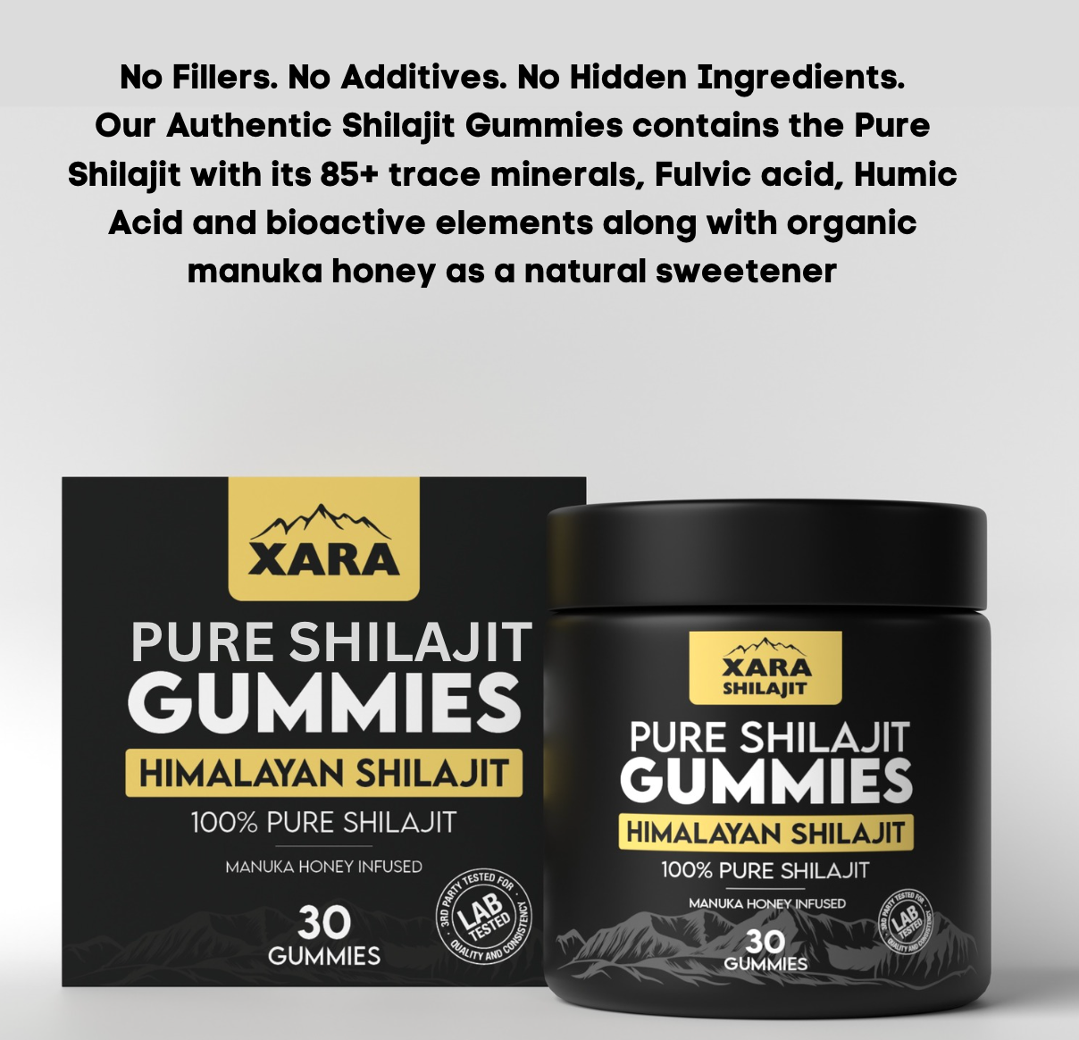 XARA® Pure Shilajit Gummies